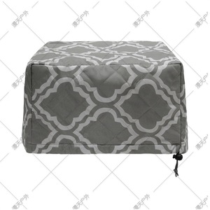 Projector Cover Quilted Oxford <b>Cloth</b> 35X34X21cm Drawstring Closure Pattern Design <b>Dust</b> Protection Home Use - Product Image 2