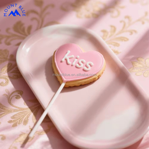 Tay trang trí bánh quy sô cô la trên một hình dạng các loại que (Trái tim hôn cú Cupcake) ngọt ngào và mặn kết cấu cứng số lượng lớn Bộ quà tặng - Product Image 1