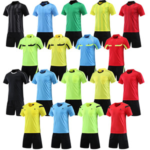 Maglia da <span class=keywords><strong>Arbitro</strong></span> di Calcio per Uomo, Completo a Maniche Corte con Tasche e Velcro, in Poliestere, Taglie <span class=keywords><strong>L</strong></span>-3XL, Vari Colori - Product Image 1