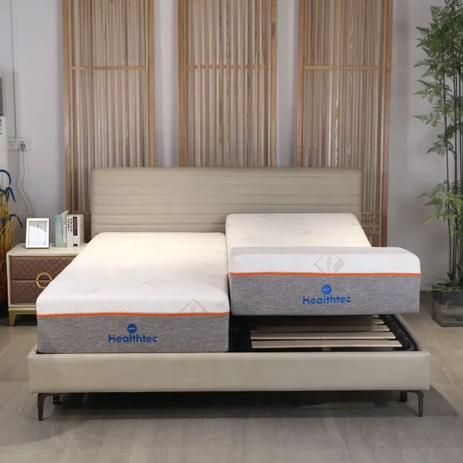 Electric Adjustable Bed Frame Split King Size Adjustable Bed With Height Adjustable Bunk Beds