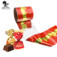 Envoltorio de Chocolate Impreso Personalizado, Película de Embalaje de Chocolate con Parte Superior de Aluminio y Giro