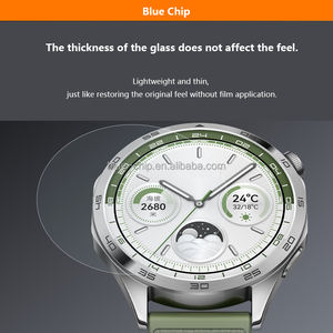 Protector de Pantalla de Vidrio Templado Transparente para Reloj Inteligente, Película Protectora Transparente para <span class=keywords><strong>Huawei</strong></span> <span class=keywords><strong>Gt</strong></span> 3 4 Pro - Product Image 4