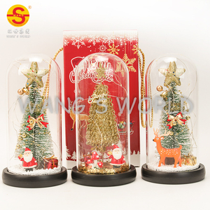 Giáng sinh cây ánh sáng <span class=keywords><strong>mini</strong></span> nhân tạo Cây giáng sinh trong Glass Dome với Lights đối với giáng sinh trang trí nội thất - Product Image 6