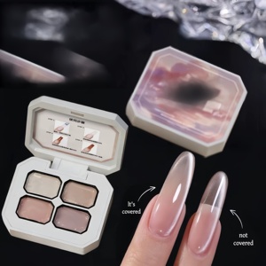 Gel de Uñas de 4 Colores, Efecto Degradado, Semi-Permanente, para Diseño de Uñas, Manicura Profesional, Secado con Lámpara UV LED - Product Image 6