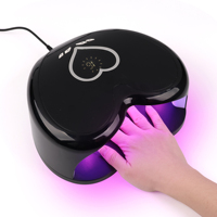 Fournisseurs de vernis à ongles en forme de cœur Lampe UV à haute puissance 96w Bling Diamond Nail Led Pro Cure Lampe gel UV pour l'art de la manucure des ongles