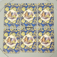 Jeu de cartes Oracle de Géométrie Sacrée avec dorure à chaud, cartes célestes 350 g/m², finition mate douce au toucher, bords dorés, personnalisable, faible MOQ