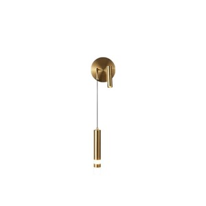 Lámpara de Noche Moderna y Sencilla para <span class=keywords><strong>Dormitorio</strong></span> <span class=keywords><strong>con</strong></span> <span class=keywords><strong>Luz</strong></span> <span class=keywords><strong>LED</strong></span> Electrochapada, Línea de Suspensión Ajustable, Decoración - Product Image 5