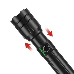 Lumens cao nhanh chóng Sạc đèn pin, 6 chế độ chiếu sáng ipx66 ngọn đuốc không thấm nước, Zoomable ánh sáng đèn flash cho đi bộ đường dài, cắm trại LED IP67 - Product Image 3