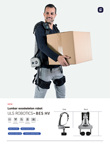 BES-HV Slimme commerciële industriële & persoonlijke assistent taille-exoskeletrobot gemaakt van ruimtevaartaluminiumlegeringen en koolstofvezel - Product Image 6