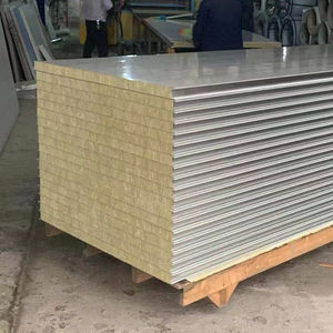 אבן צמר אבן בניין חומרי אבן בידוד חסין אש צמר כריך לוח אבן צמר סנדוויץ' - Product Image 1