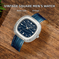 Montre mécanique en acier inoxydable au design unique et ajouré, élégante et étanche pour homme d'affaires
