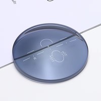 Vente en gros d'usine - Lentilles progressives photochromiques grises 1.56 avec revêtements UC HC HMC - Matériau CR39 - Clair - 14/70 mm
