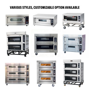 Horno de Convección a Gas Comercial de Alta Eficiencia, de Doble Capa y 4 Bandejas, Horno de Acero Inoxidable <span class=keywords><strong>para</strong></span> Hornear Pan, Pasteles y <span class=keywords><strong>Pizza</strong></span> - Product Image 5