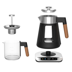 <span class=keywords><strong>Elettrodomestici</strong></span> Smart Hotsy: Samovar Elettrico Turco in Vetro da 0,8L e Bollitore per Latte da 1,6L in Vetro Borosilicato - Product Image 6