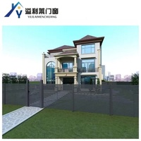 Panneaux de clôture horizontaux modernes en alliage d'aluminium et acier inoxydable pour la protection de la vie privée, résistants à la rouille, pour villa, balcon, escalier, hôtel, à monter soi-même
