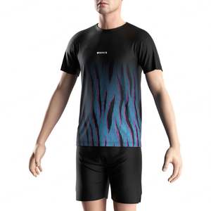 T-shirt unisexe Powerlifting 2022 Nouvelle Arrivée Prix Bas T-shirts pour Hommes T-shirts de Sport T-shirt en Polyester pour Hommes Gym - Product Image 5