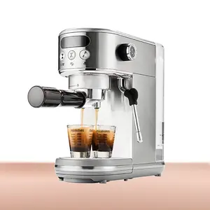 Hot Selling Wholesale Portable Semi Automatic Electric Coffee Maker Espresso Machine For Office Home
