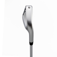 Ensemble de fers de golf en acier au carbone 1020 pour droitiers, logo personnalisé OEM, accessoires comprenant un sac de club, un protège-tête, durable, réutilisable, wedge de sable
