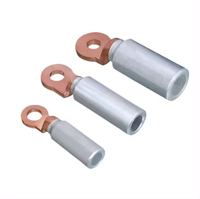 Cosse de câble bimétallique Cuivre-Aluminium série DTL, cosse de sertissage Cu-Al, connecteur de câble d'alimentation pour câblage électrique