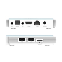Boîtier TV Android Km2 Plus Deluxe, Amlogic S905x4 Quad Core, 4 Go de RAM, 32 Go de ROM, WiFi6, Streaming 4K, Lecteur multimédia intelligent, Android 11, Onn