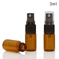 En gros Ambre Clair Vaporisateur Bouteilles 2ml 3ml 5ml 10ml Huile Essentielle Brume Vaporisateur Parfum Atomiseur Bouteille Avec Bouchon En Plastique