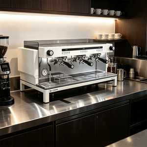 Machine à café expresso semi-automatique de qualité supérieure ANK pour restaurant commercial, 3 groupes, chaudière de 17,5 L, puissance de 4350 W, 0,8-1,2 bar - Product Image 5