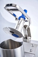 Máquina Cortadora de Verduras Eléctrica Comercial, Totalmente de Acero Inoxidable, Rebanadora de Cebolla, Máquina para Desmenuzar Repollo