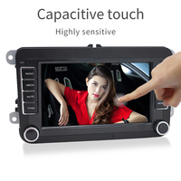 Autoradio Android double DIN 7 pouces pour VW Passat Polo Golf Beetle Touran, lecteur multimédia vidéo DVD