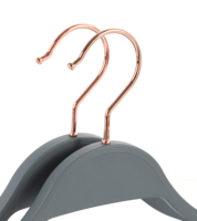 Cintres en plastique style Zara, antidérapants, avec barre antidérapante, cintres en plastique, cintres en bois personnalisés avec logo – Vente chaude
