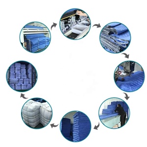 Giao Thông Vận Tải chăn Non-Slip bảo vệ đồ nội thất không dệt 80 'x 72inch di chuyển miếng đệm lưu trữ loại bỏ chăn - Product Image 6