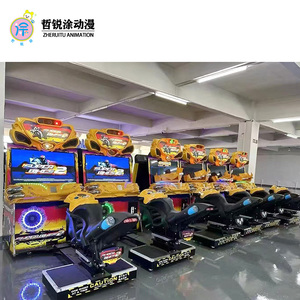 Máquina de juego de arcade de motos de nieve de 42 pulgadas, simulador dinámico para adultos, equipo de entretenimiento. - Product Image 3