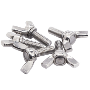 Vis à oreilles en acier inoxydable DIN 316, fabrication directe d'usine, M10, finition brute, vis papillon, vis <span class=keywords><strong>Molly</strong></span>, <span class=keywords><strong>M3</strong></span>, M8 - Product Image 5