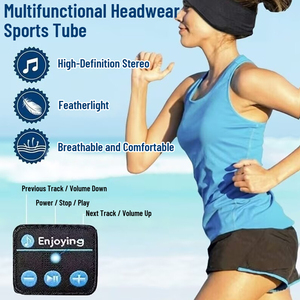   Bandeau de sommeil musical pour le sport, le yoga, la course à pied et les appels téléphoniques - Product Image 4