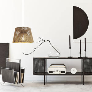 Lámpara colgante E27 con cordón de seda arena 300mm 40w - Product Image 2