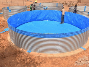 Venda quente Barato 5000l Pvc Plástico Peixe Reprodução Bacia Piscicultura Sistema De Plástico Aquicultura Piscicultura Tanques - Product Image 5