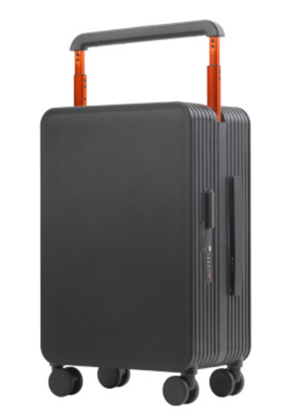 Chariot noir carbone + orange