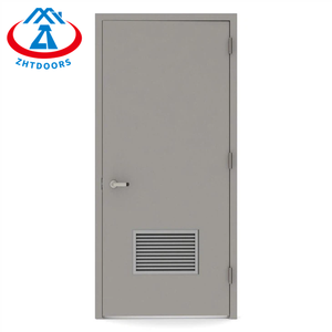 ZHTDOORS Ventes directes d'usine approbation ulul 90 minutes portes <span class=keywords><strong>de</strong></span> résistance au feu en acier avec persienne d'obturation <span class=keywords><strong>de</strong></span> fenêtre coupe-feu - Product Image 2