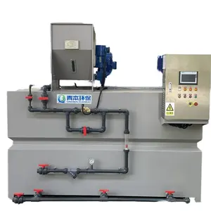 auto chemical polymer feeding preparation machine unit for wastewater floc coagulation flocculation