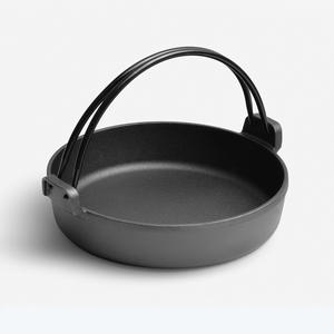 Casserole en <span class=keywords><strong>fonte</strong></span> Bonheur Pot extérieur Sukiyaki Pan Pot en fer forgé Melting Pot avec <span class=keywords><strong>couvercle</strong></span> en bois - Product Image 4