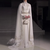 Nouvelle Robe Abaya Européenne Élégante à Taille Cintrée, Longueur Ras du Sol, Luxe Léger, Ornée de Strass, Modeste, Islamique, Vente en Gros – Collection Été 2026