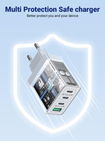 Chargeur USB 40W QC 3.0 Type C PD 20W Charge rapide pour iPhone 16 15 Samsung Xiaomi Téléphone portable Prise murale EU US UK