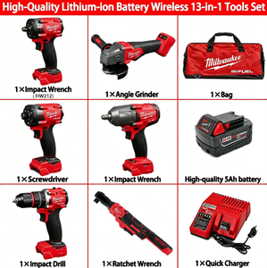 ชุดเครื่องมือซ่อมแซม 10 in 1 แบบไร้แปรงถ่าน พร้อมชุดเครื่องมือแบบพกพา - Product Image 1