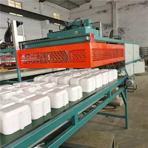 Meistverkaufte Dreieckige Ganzvogel-Schalen-Schaumstoffmaschine für Ägypten / EPS PS XPS Formmaschine / Schaumstoffgeschirr-Produktionslinie - Product Image 3