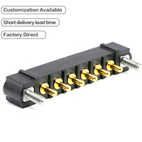 Conector de Alimentación Rectangular M80 de Suministro de Fábrica, Tipo de Bloqueo por Tornillo, Conector Macho para Montaje en PCB