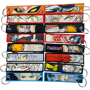 Porte-clés en tissu tissé brodé, rechargeable et étanche, avec pendentif, sur le thème des anime BLEACH et <span class=keywords><strong>Inuyasha</strong></span> - Product Image 1