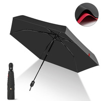 Parapluie triple, parapluie semi-automatique ultra-léger, parapluie cadeau pour femme, parapluie publicitaire pour hôtel, impression