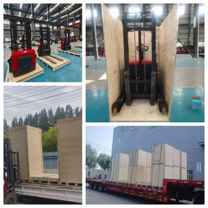 स्ट्रैडल स्टेकर चौड़ा पैर पोर्टेबल इलेक्ट्रिक फोकलिफ्ट स्टेकर और हाइड्रोलिक साइड शिफ्टर - Product Image 4