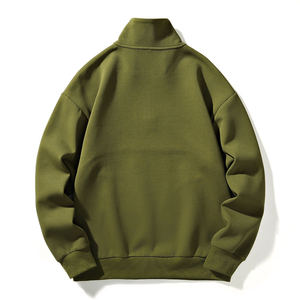 Suéter de algodón y cachemira con media cremallera y manga larga para trabajo, cómodo, transpirable, a la moda, cortavientos, para uso diario 2025 - Product Image 2