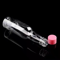 Bouteilles en plastique PET de 60, 100 et 150 ml pour la distribution de liquides, bière, vin et autres boissons, avec bouchon à vis, logo personnalisé, emballage de luxe léger