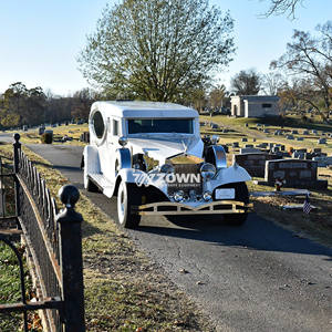 Il colore di corrispondenza del carro funebre classico bianco e nero può essere personalizzato in base allo stile dell'immagine <span class=keywords><strong>auto</strong></span> <span class=keywords><strong>d</strong></span>'<span class=keywords><strong>epoca</strong></span> - Product Image 5